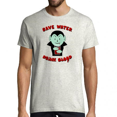 T-shirt homme "Save water...