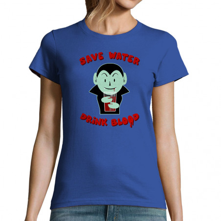 T-shirt femme "Save water...
