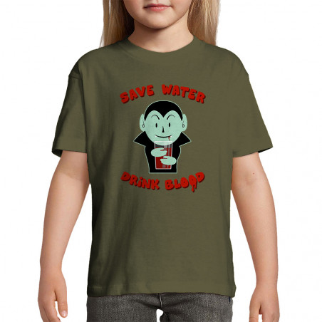 T-shirt enfant "Save water...