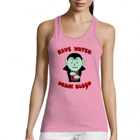 Débardeur femme "Save water...