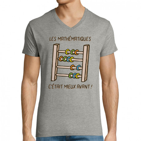 T-shirt homme col V "Les...