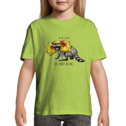 T-shirt enfant vert pomme Candy Raton (Mr Mouton,Animaux,Humour)