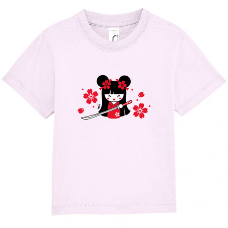 T-shirt bébé "Samouraï Girl"
