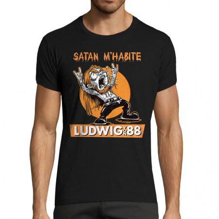 T-shirt homme fit "Satan...