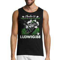 Débardeur homme noir Charlu 07 (Ludwig Von 88,Laul)