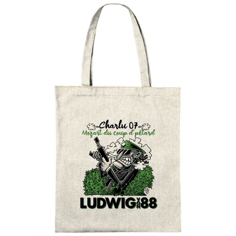 Sac shopping en toile naturel Charlu 07 (Ludwig Von 88,Laul)