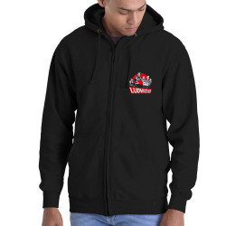 Sweat homme à capuche zippé noir Youplapunk (Ludwig Von 88,Rock & Punk,Laul)