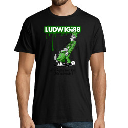 Tee-shirt homme noir Job de merde (Ludwig Von 88,Rock & Punk,Laul)