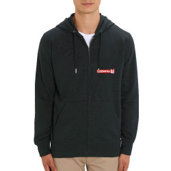 Sweat homme zippé à capuche coton bio noir Let It Burn (Ludwig Von 88,Rock & Punk,Laul)