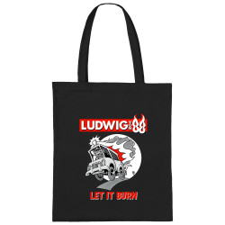 Sac shopping en toile noir Let It Burn (Ludwig Von 88,Rock & Punk,Laul)
