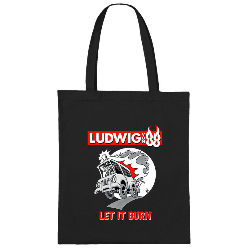 Sac shopping en toile noir Let It Burn (Ludwig Von 88,Rock & Punk,Laul)