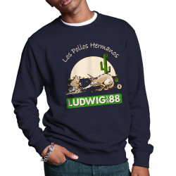 Sweat homme col rond bleu marine Los pollos hermanos (Ludwig Von 88,Rock & Punk,Laul)