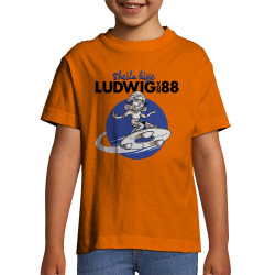 T-shirt enfant orange Sheila kiffe ludwig von 88 (Ludwig Von 88,Rock & Punk)