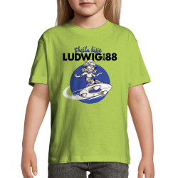 T-shirt enfant vert pomme Sheila kiffe ludwig von 88 (Ludwig Von 88,Rock & Punk)