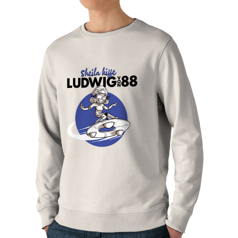 Sweat homme bio col rond naturel Sheila kiffe ludwig von 88 (Ludwig Von 88,Rock & Punk)