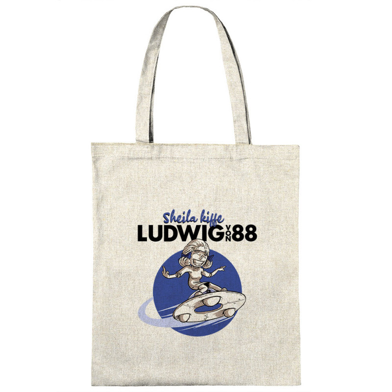 Sac shopping en toile naturel Sheila kiffe ludwig von 88 (Ludwig Von 88,Rock & Punk)