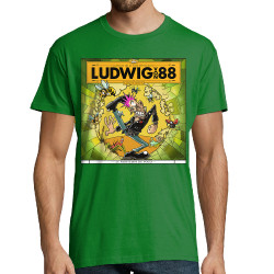 Tee-shirt homme vert prairie Le printemps du pogo (Ludwig Von 88,Rock & Punk,Laul)