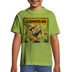 T-shirt enfant vert pomme Le printemps du pogo (Ludwig Von 88,Rock & Punk,Laul)