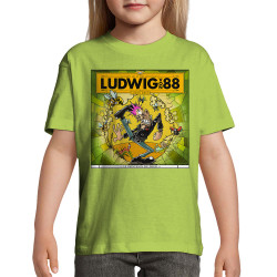 T-shirt enfant vert pomme Le printemps du pogo (Ludwig Von 88,Rock & Punk,Laul)