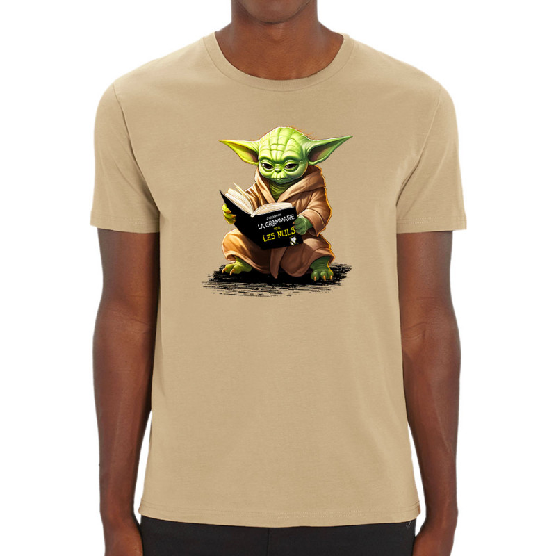 T-shirt homme coton bio naturel Yoda pour les nuls (Gondrax,Films/Séries,Humour,Star Wars)