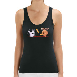 Débardeur femme coton bio noir aïe oh nion (Skurg,Fruits & Légumes,Humour,Skate)
