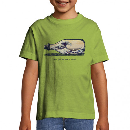 T-shirt enfant "Pas la mer...