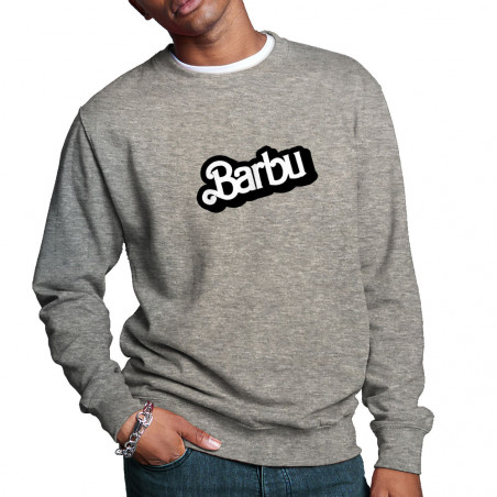 Sweat homme col rond "barbu"