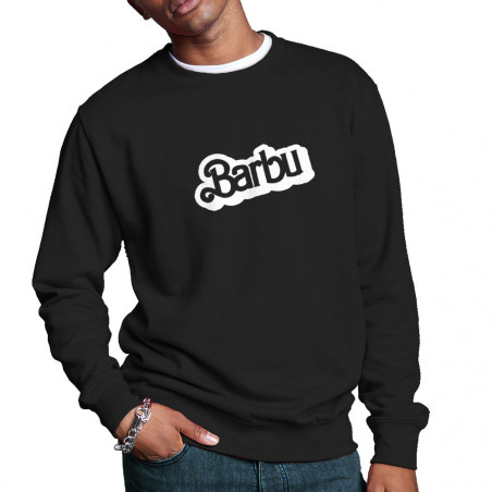 Sweat homme col rond "barbu"
