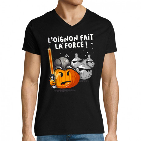 T-shirt homme col V...