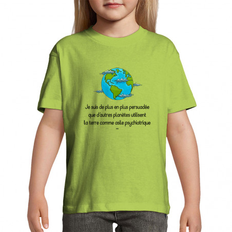 T-shirt enfant "La terre...