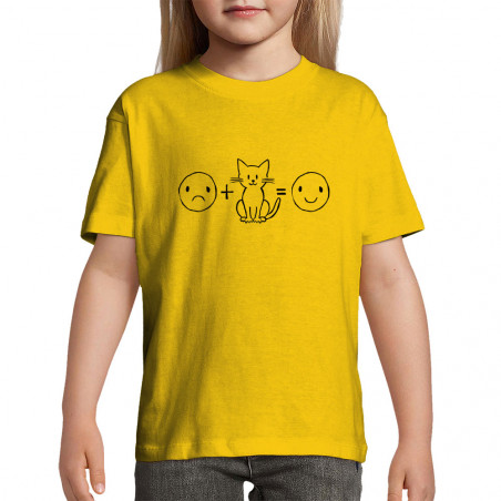 T-shirt enfant "Chat plus...