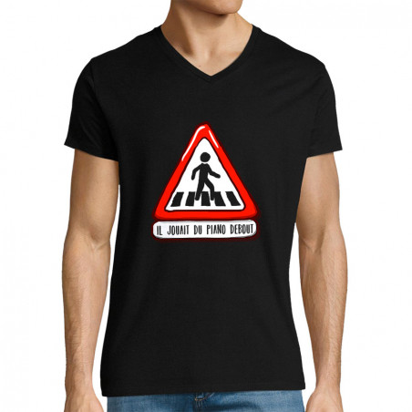 T-shirt homme col V "Il...