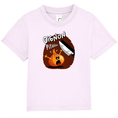 T-shirt bébé "Oignon pitié"