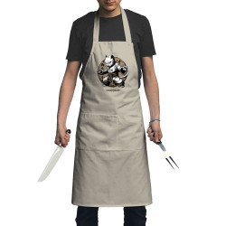Tablier unisexe corde Cha(t)olin (Gondrax,Animaux,Humour,Chats)