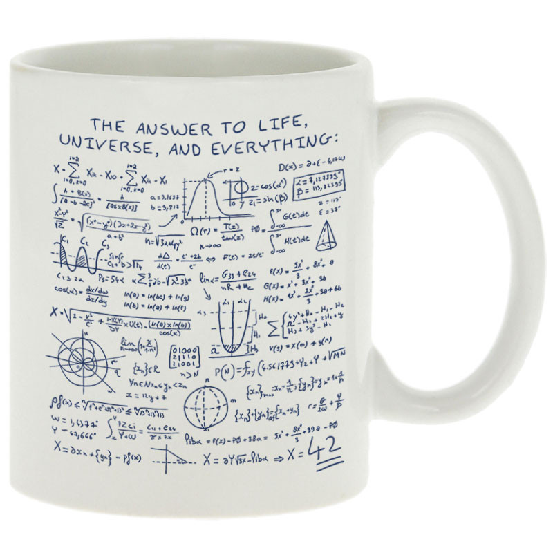 Mug blanc The Answer to Life 42 (Le Duc,Jeux Vidéo / Geek)