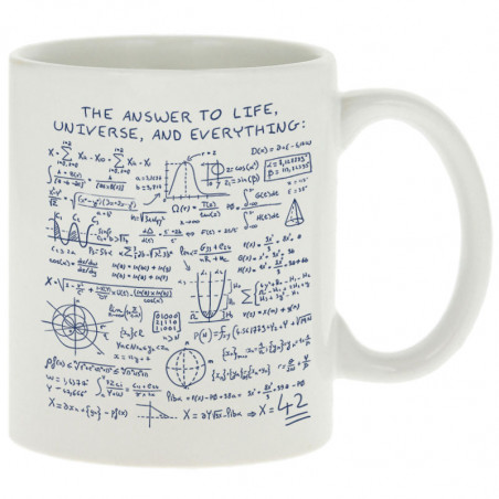 Mug blanc The Answer to Life 42 (Le Duc,Jeux Vidéo / Geek)