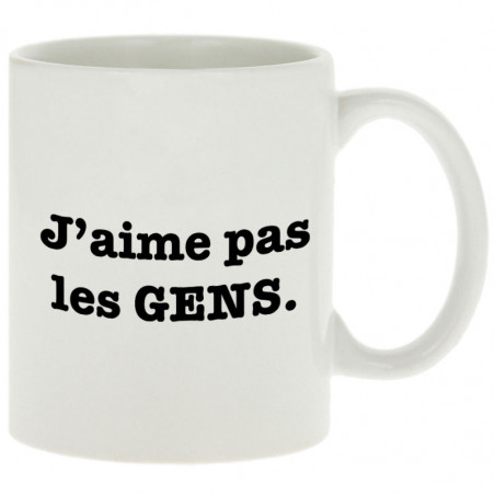 Mug "J'aime pas les gens"