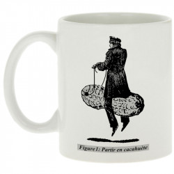 Mug blanc Partir en cacahuète (Blacksquare,Humour,Partir en …)