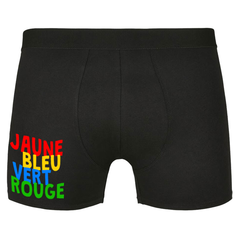 Caleçon boxer homme noir Colours (Gondrax,Humour,Divers)