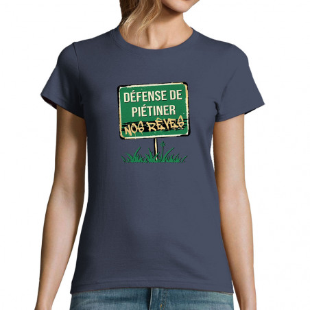 T-shirt femme "Défense de...