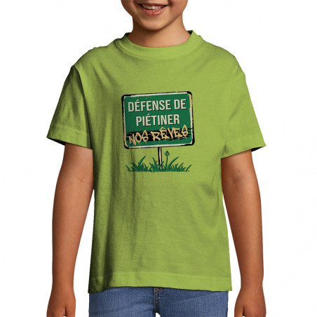 T-shirt enfant "Défense de...
