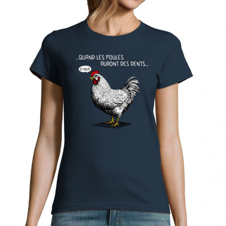 T-shirt femme "Quand les...