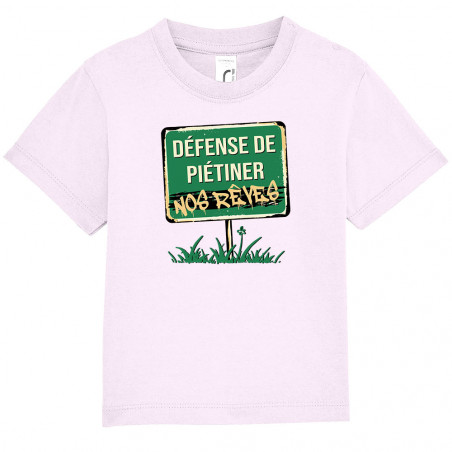 T-shirt bébé "Défense de...