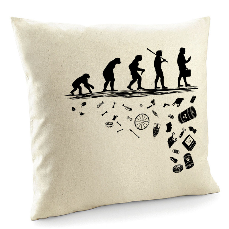 Coussin naturel Evolution Pollution (Gondrax,Evolution,Ecologie)