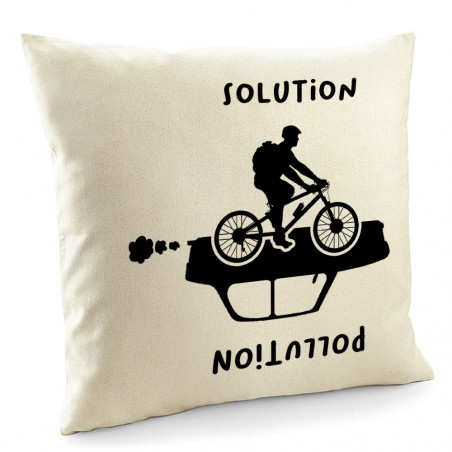 Coussin "Pollution Solution"
