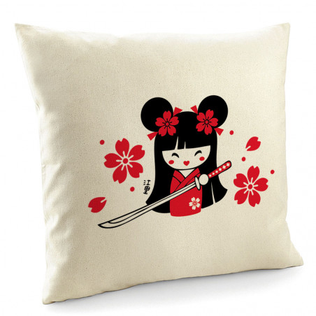 Coussin "Samouraï Girl"