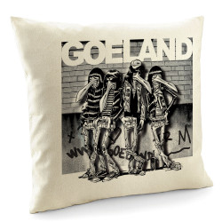 Coussin naturel Goeland Ramones (Goéland,Animaux)