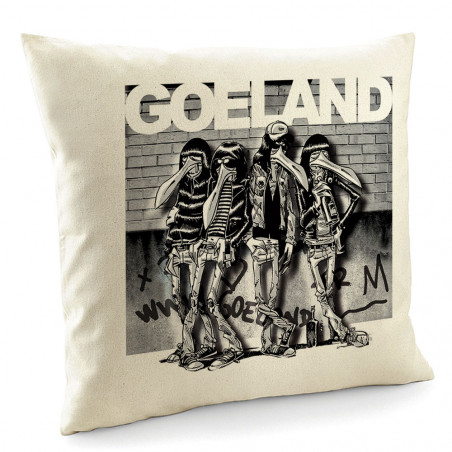 Coussin "Goeland Ramones"