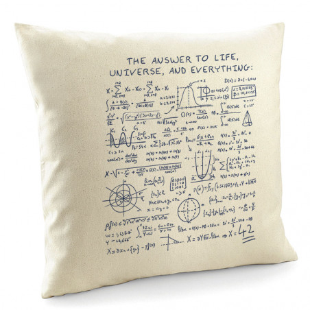 Coussin "The Answer to Life...