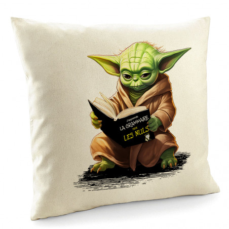 Coussin "Yoda pour les nuls"